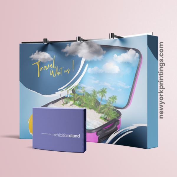 Straight Velcro Fabric Pop Up Display