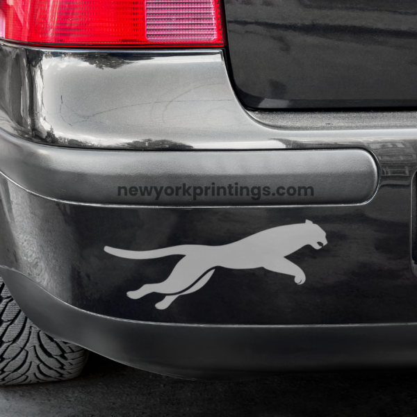 Adhesive Vinyl Bumper Sticker