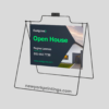 A frame banner display