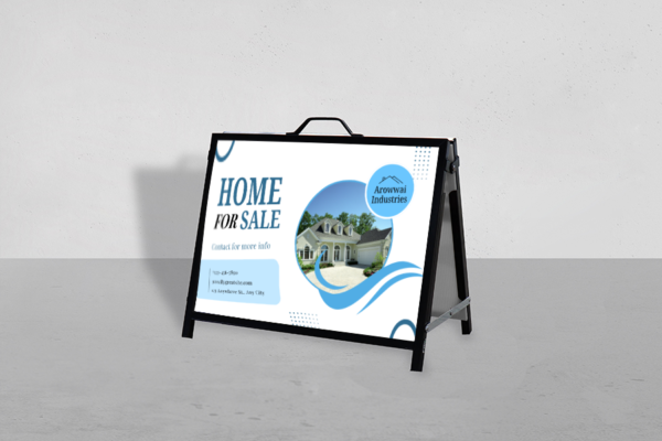 real estate sandwich board printing