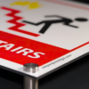 reflective aluminum sandwich board