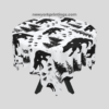 round tablecloth printing