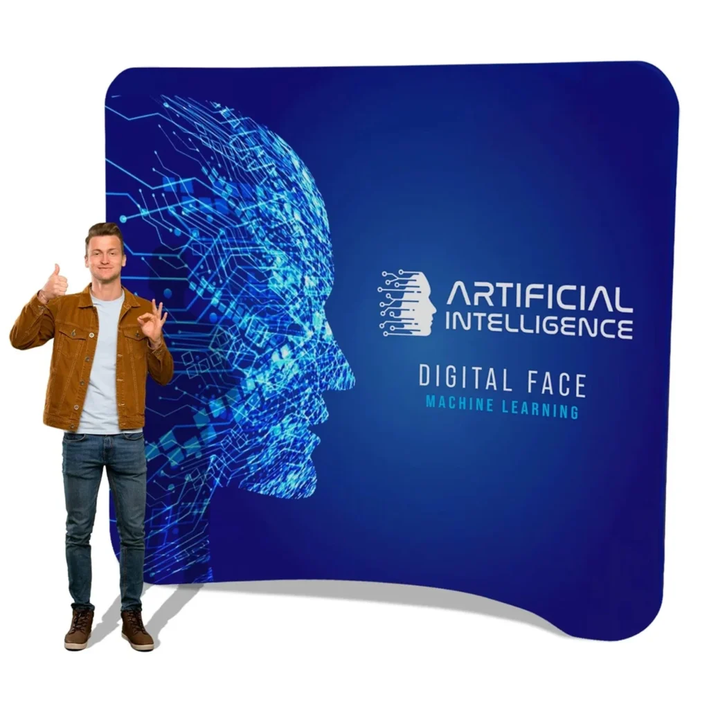 Curved Tension Fabric Display
