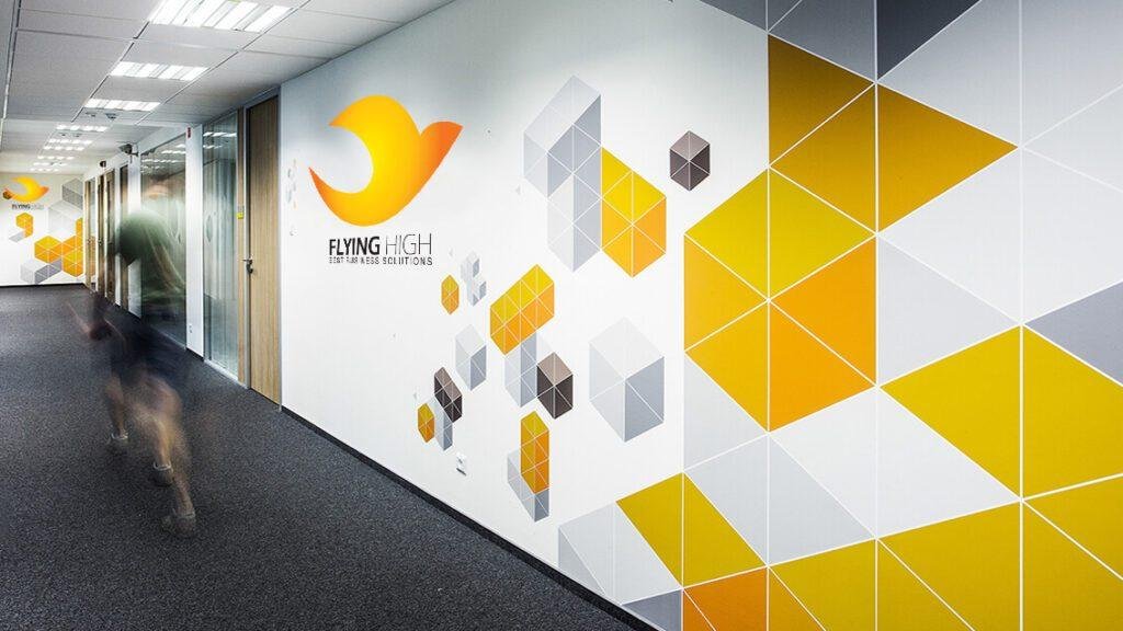 Wall Decal Printing in New York City for Office and Store Branding