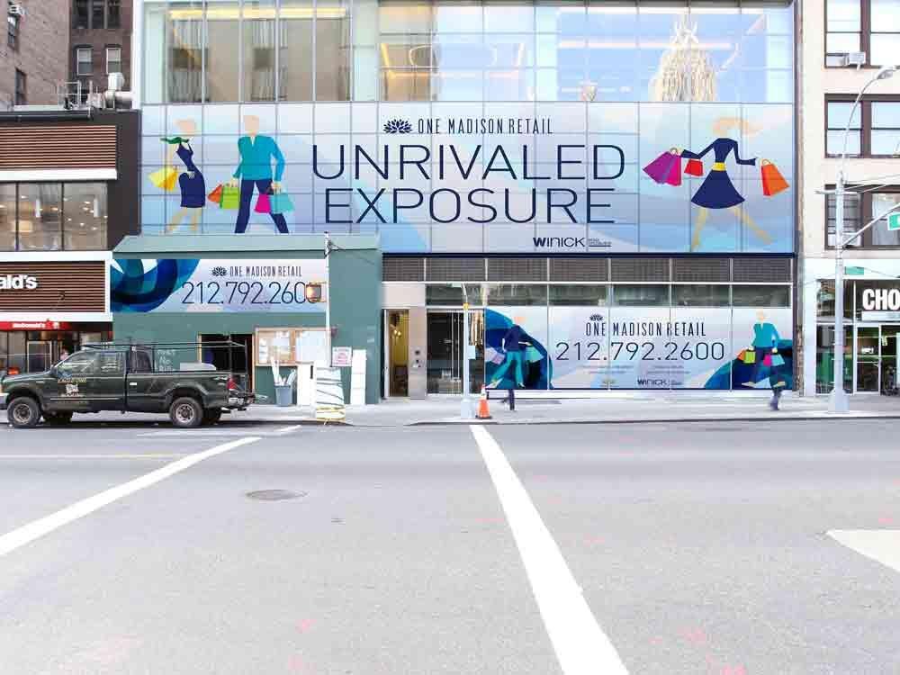 Window Graphics Printing in New York City for Retail Visibility