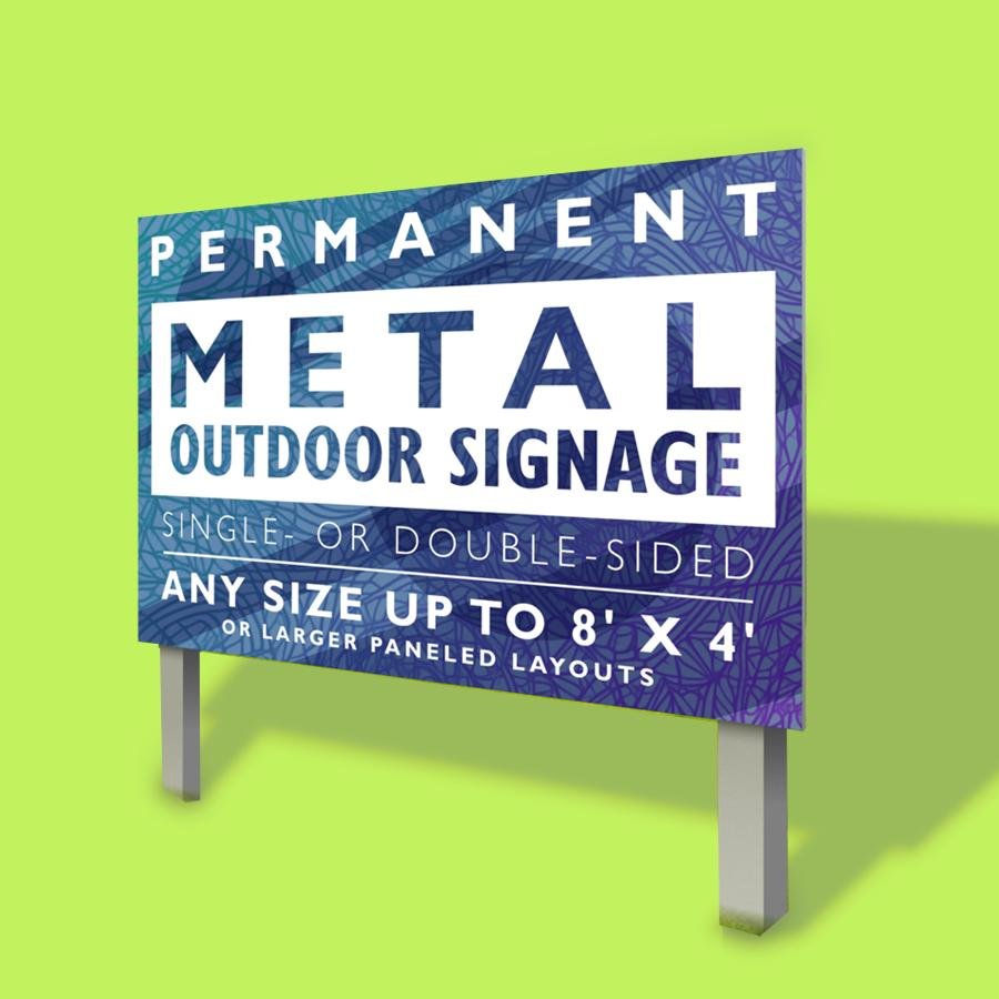 Aluminum Sandwich Board Printing in New York City for Durable Signage