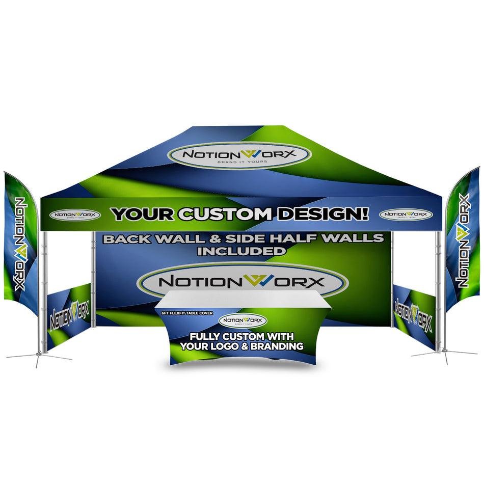 Half Wall Tent Printing in New York City for Trade Shows