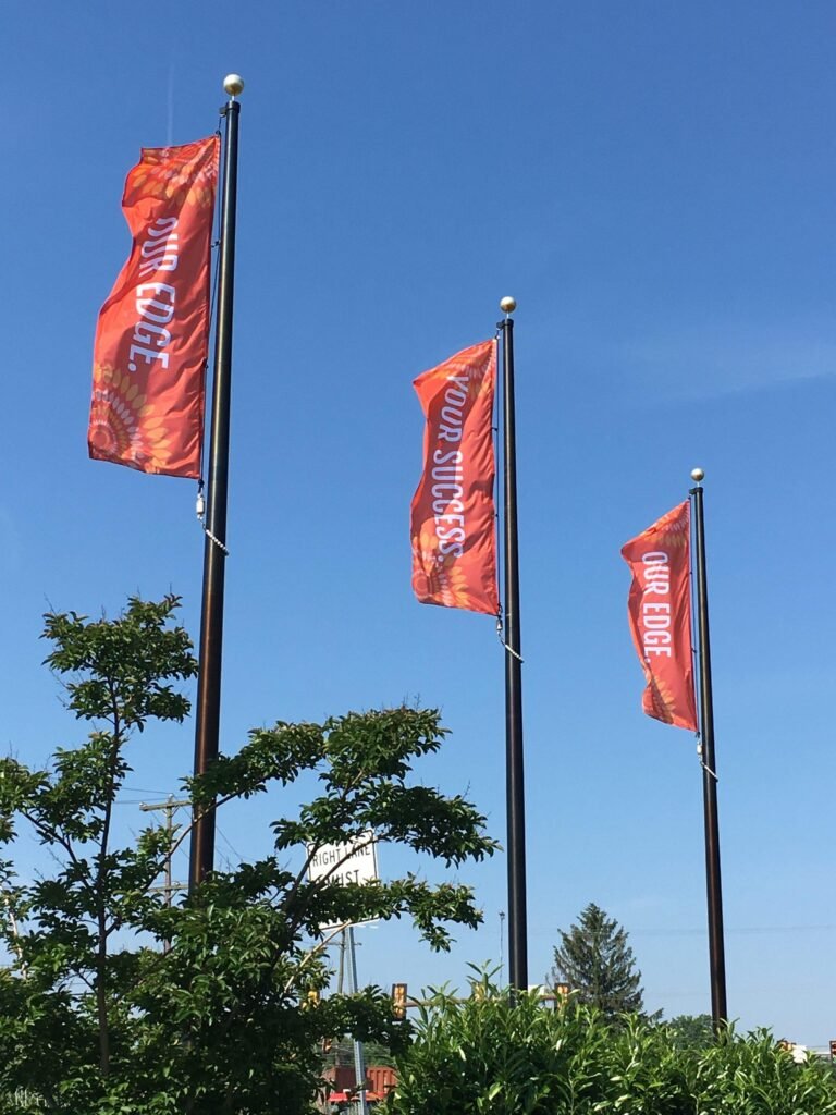 Custom Pole Flag Printing in New York City for Businesses